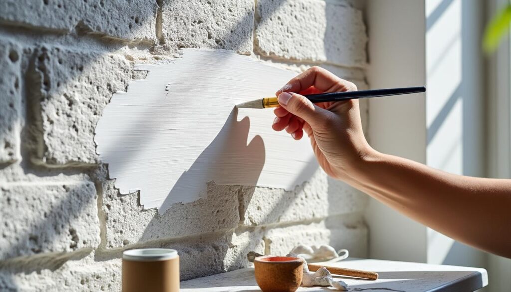 Peindre une brique apparente en blanc : méthodes et astuces