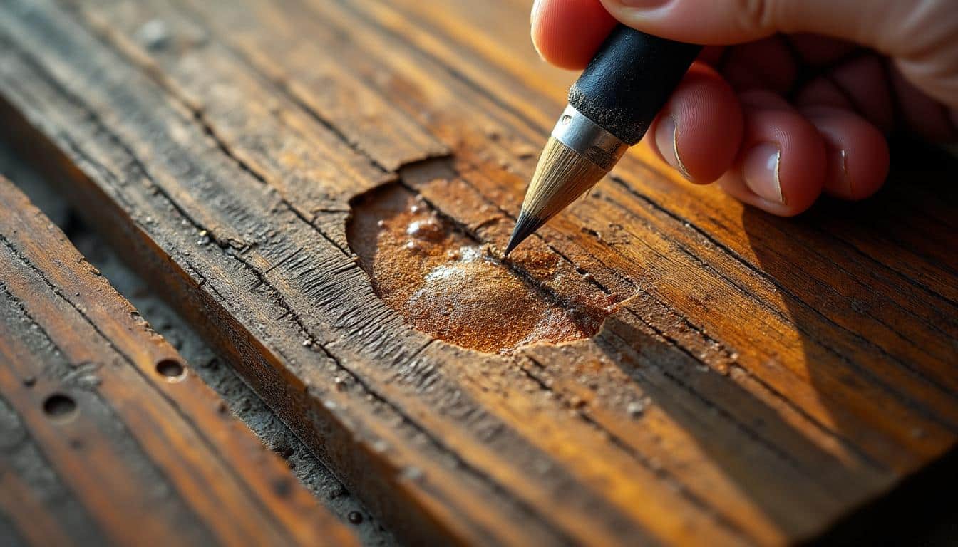 Réparer les rayures profondes d’un meuble avec du cirage