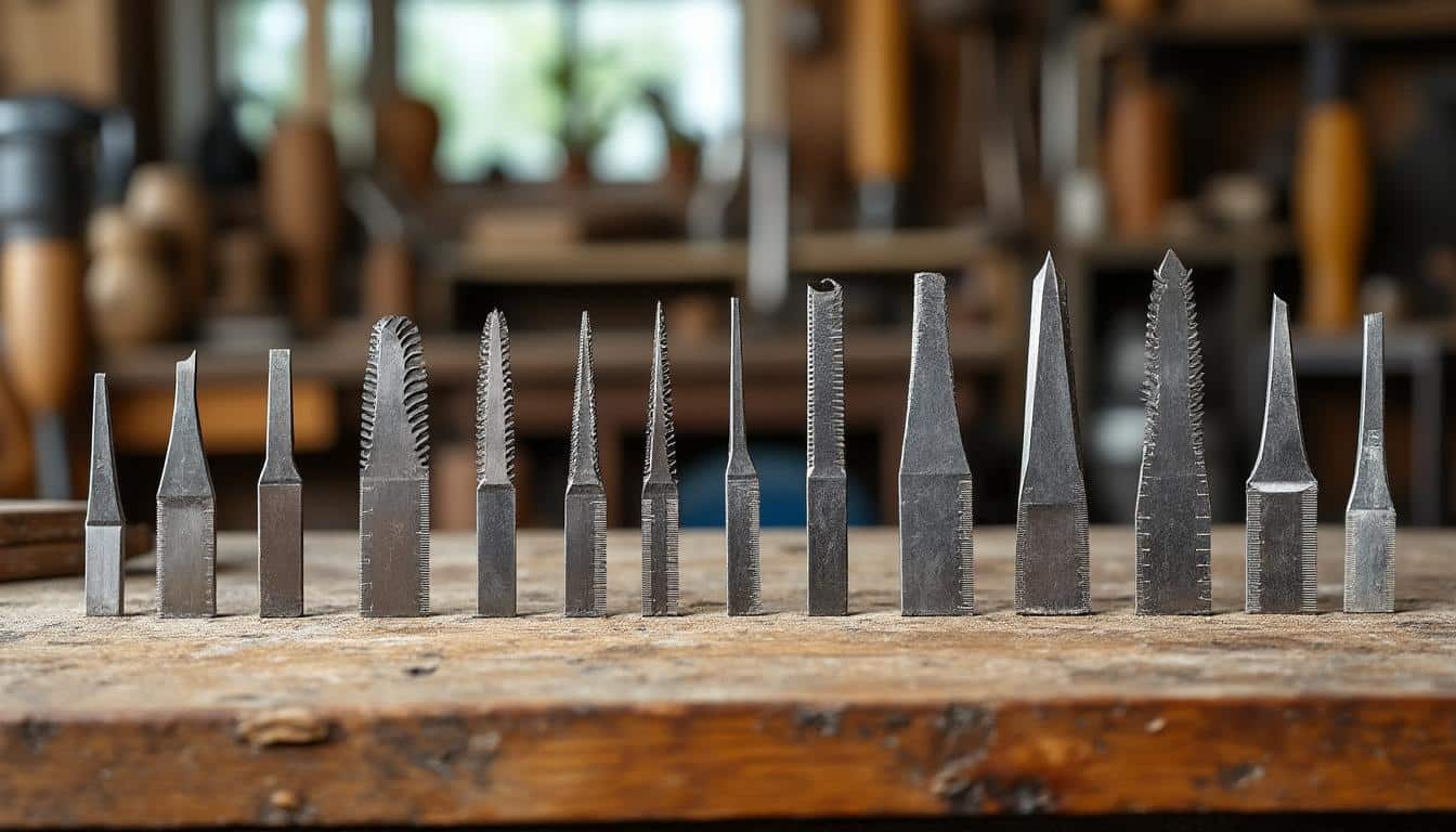 Illustration: Les différentes catégories de lames selon les usages et matériaux à découper