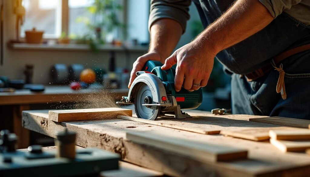 Bosch scie circulaire PKS 55 A : puissance et précision pour vos découpes