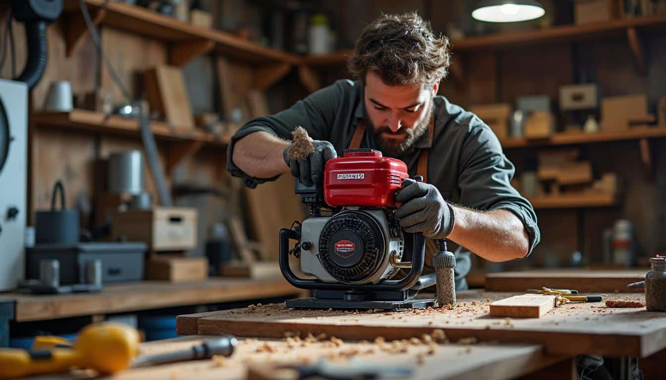 Illustration: Pourquoi choisir un moteur thermique Honda adapté au banc de scie ?