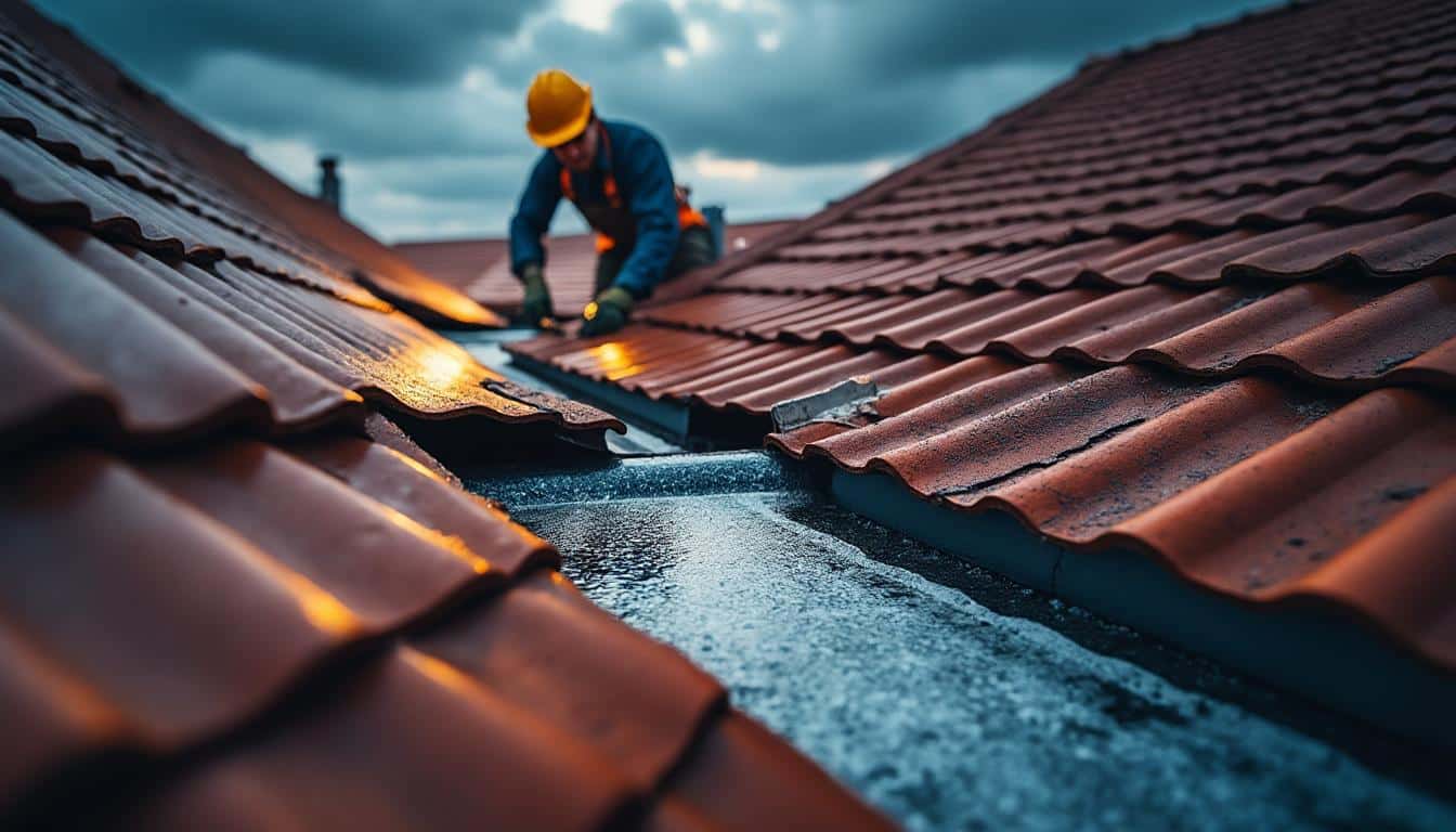 Illustration: Comprendre le rôle essentiel de la noue dans une toiture en tuile