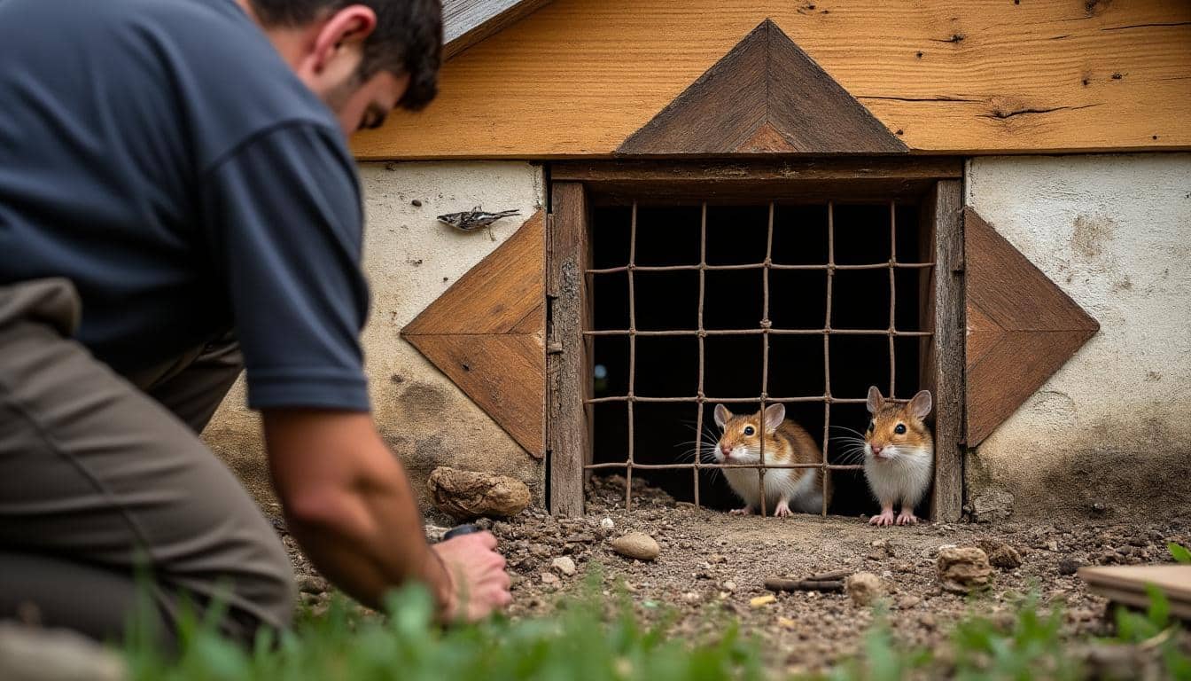 Illustration: Pourquoi le cache moineau est indispensable pour protéger votre maison des petits oiseaux et rongeurs
