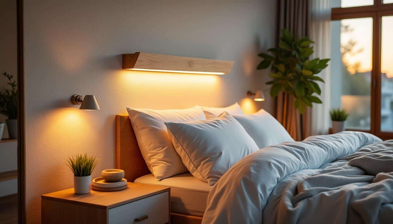Illustration: Comprendre l’intérêt d’une applique murale design dans la chambre