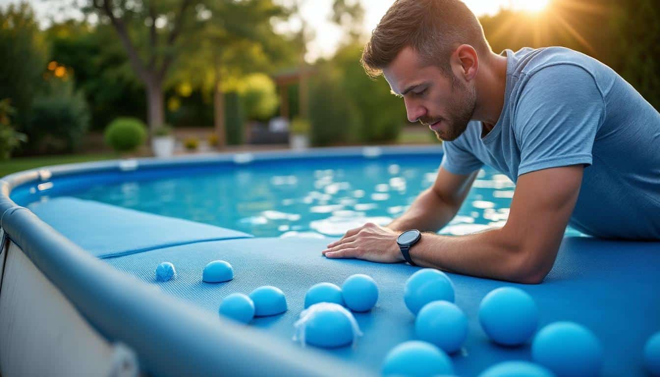 Illustration: Bien comprendre les caractéristiques techniques des bâches bulles pour piscine hors sol