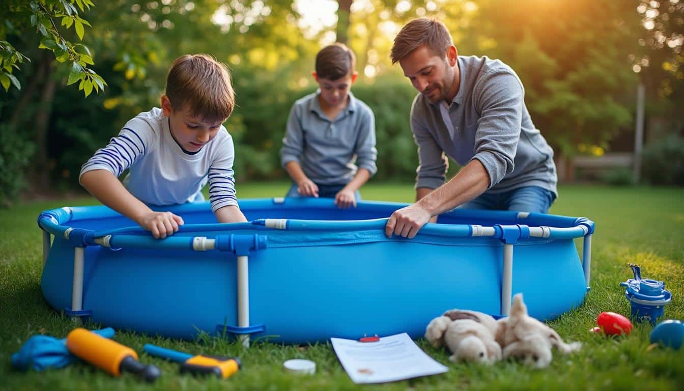 Illustration: Comprendre les bases d’une piscine amovible en structure hors sol