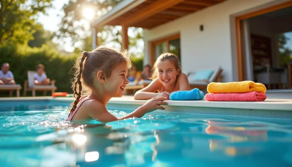 Piscine hors sol volet roulant : sécurité et confort optimisés