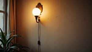 Applique murale en opaline : lumière douce et charme vintage