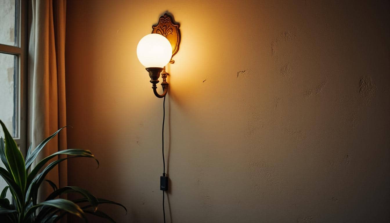 Applique murale en opaline : lumière douce et charme vintage