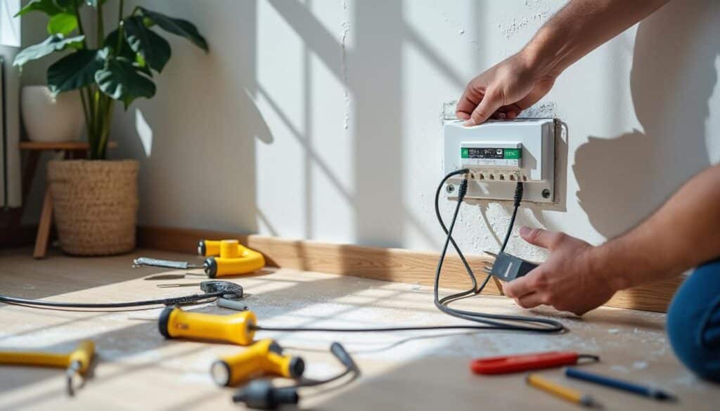 Boîtier DCL pour applique murale : installation sécurisée et facile