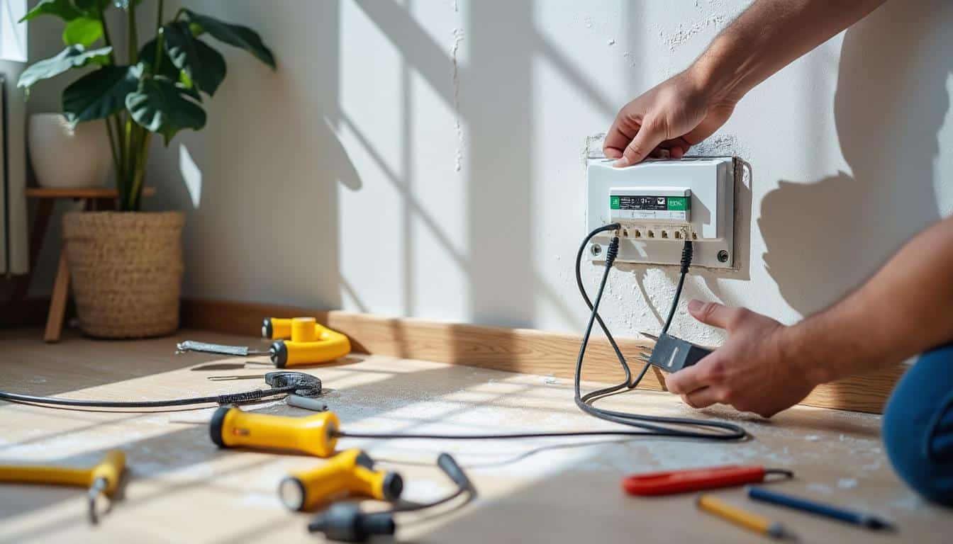 Boîtier DCL pour applique murale : installation sécurisée et facile