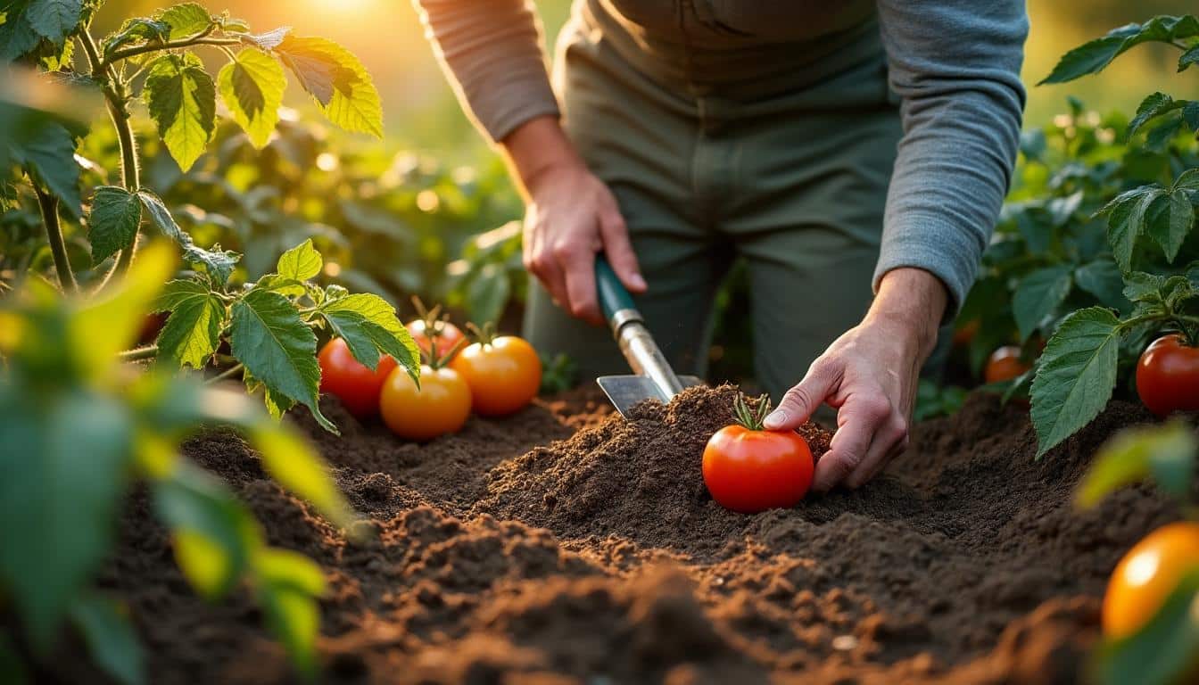 Illustration: Comprendre le rôle essentiel de l’engrais naturel pour vos tomates