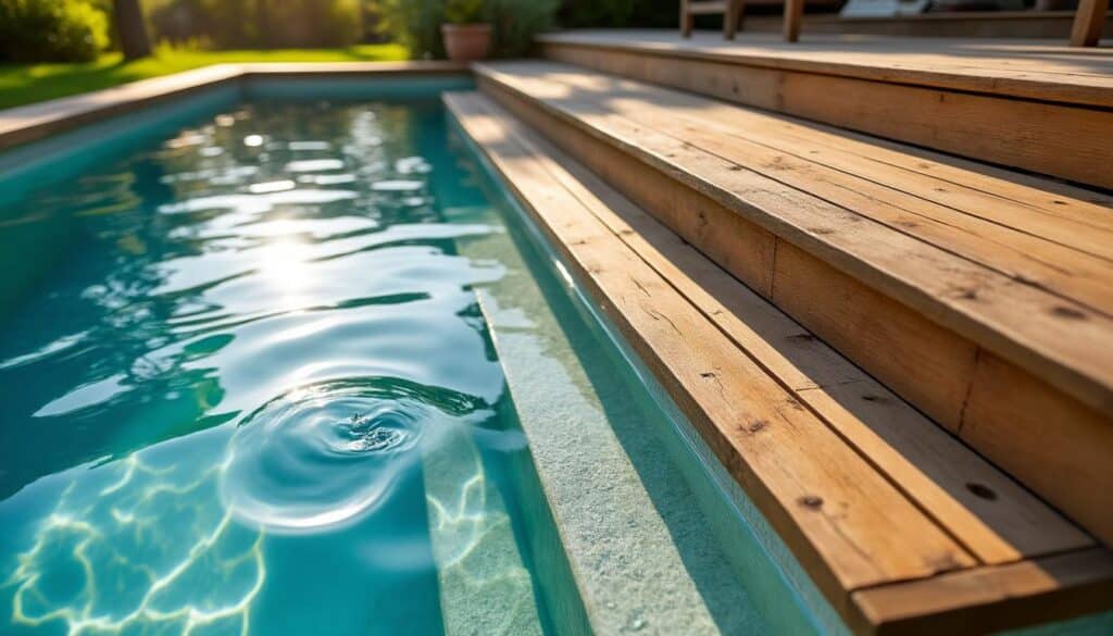 Escalier pour piscine en bois : guide complet et conseils pratiques