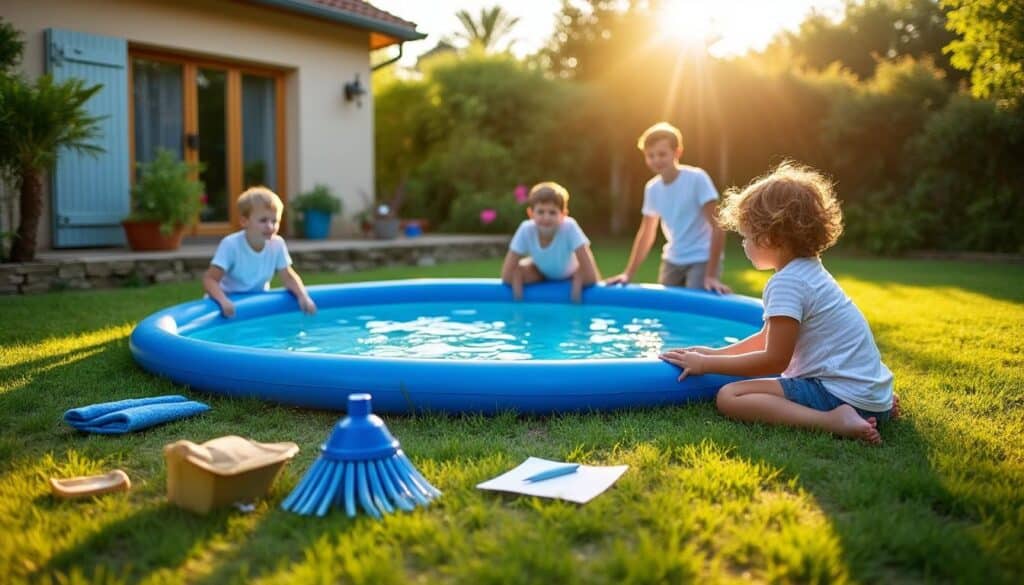 Piscine hors sol de 3 mètres : choix, installation et conseils
