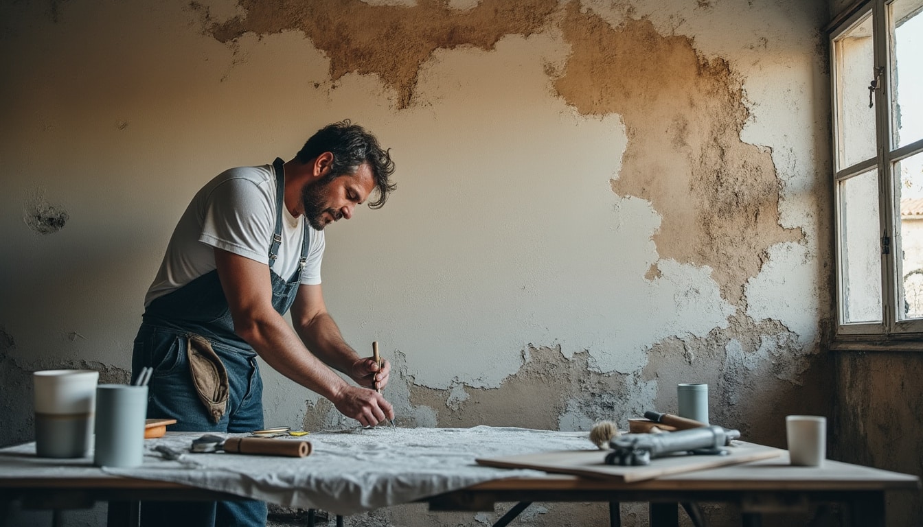 Quel enduit pour un mur humide : guide pour bien choisir