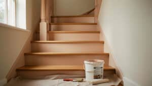 Peindre un escalier en bois avec la bonne finition